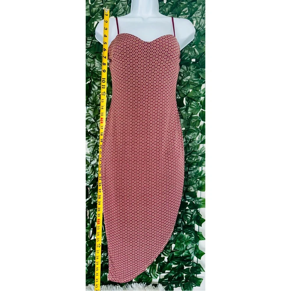 Chic Asymmetrical Pink Dress - Picture 5 of 6